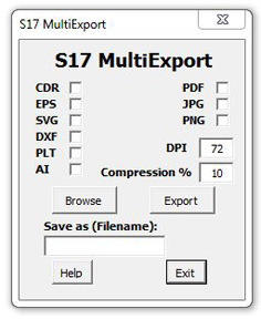 S17 MultiExport File Types for CorelDraw x4 - 2019 - Click Image to Close