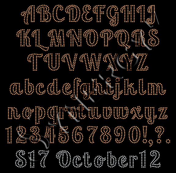S17 October12 Font