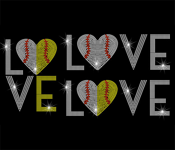 SO-714 BASEBALL-SOFTBALL LOVE - Click Image to Close